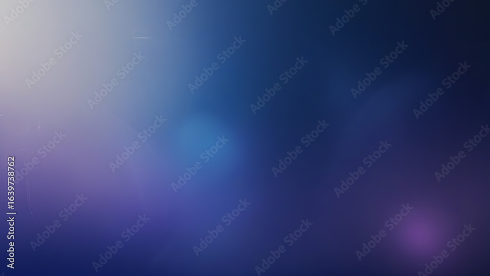 Fototapeta premium Midnight Blue to Deep Violet Seamless Gradient with Bokeh Glow – 16:9 Ultra-Premium Dark Tech Background