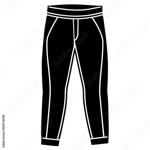 Thermal Pants Vector on White