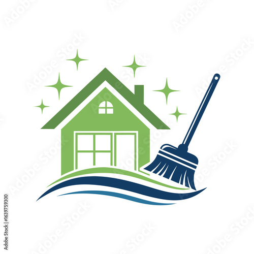 House Cleaning Service Logo
Home Cleanliness and Sparkle Icon
Residential Cleaning and Maintenance