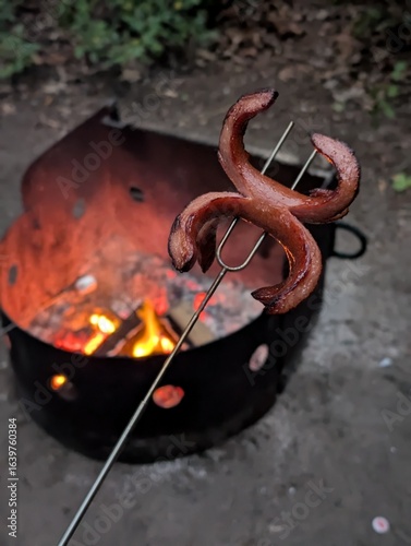 cooking on the grill