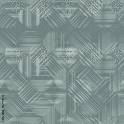 pattern of Scandinavian-style floral elements on a pastel background