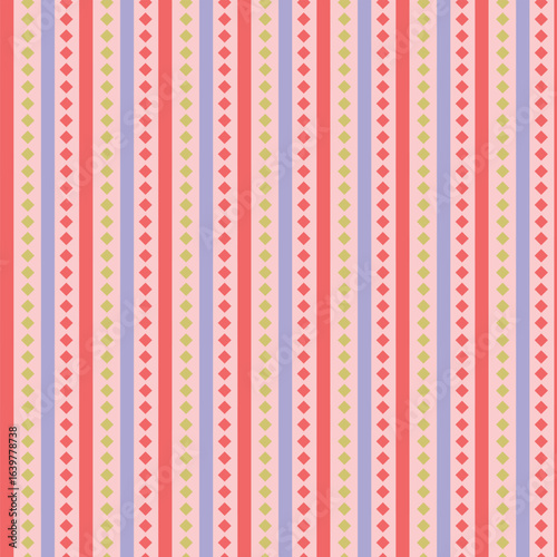 vector seamless pattern with stripes