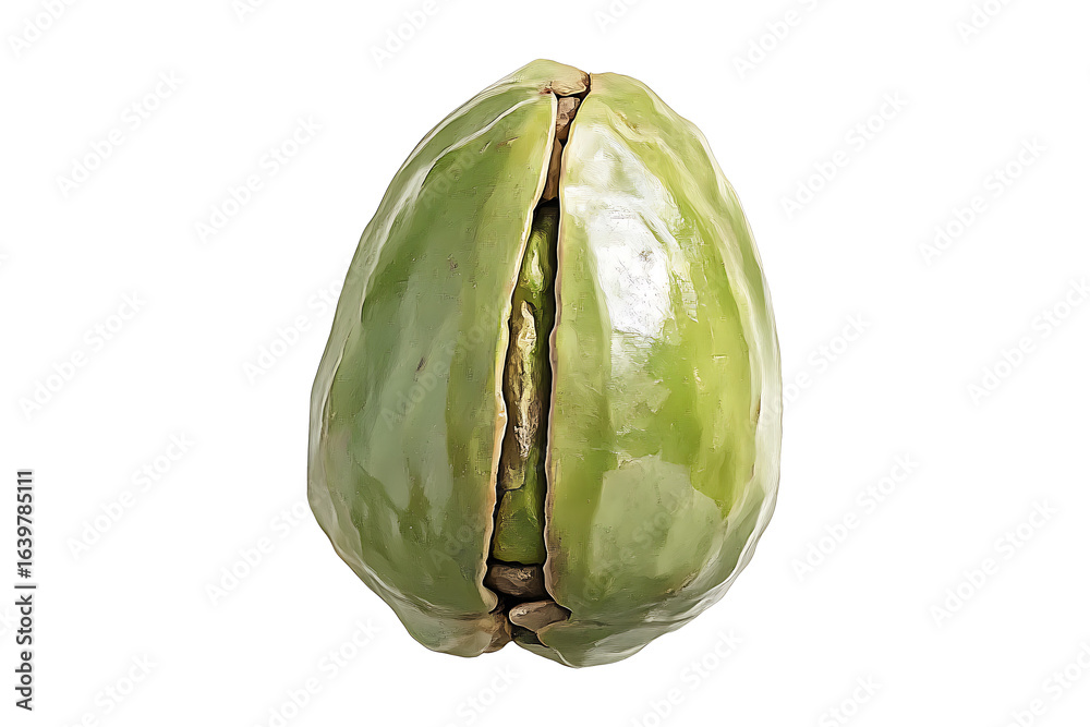 Naklejka premium pistachio isolated on a transparent background