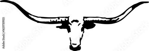 abstract design of American wild west desert with cowboys - hand drawn Black illustration. Ilustraciones del viejo oeste. PNG.JPG. VEKTOR