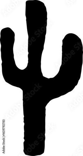 abstract design of American wild west desert with cowboys - hand drawn Black illustration. Ilustraciones del viejo oeste. PNG.JPG. VEKTOR