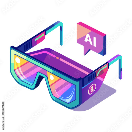 AI-enhanced wearable translation glasses with holographic subtitles