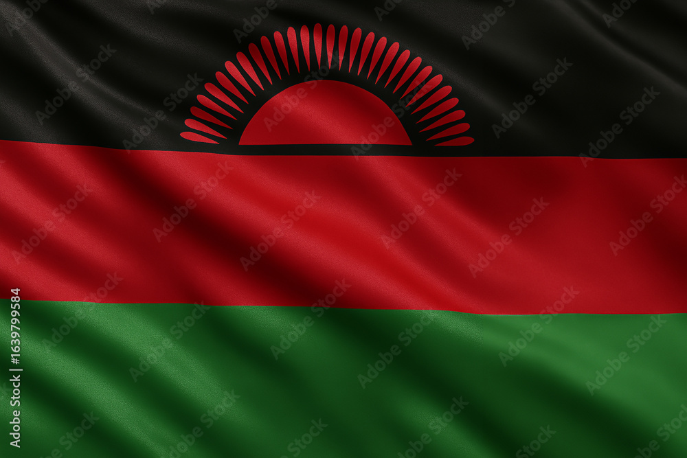 Obraz premium flag of malavi