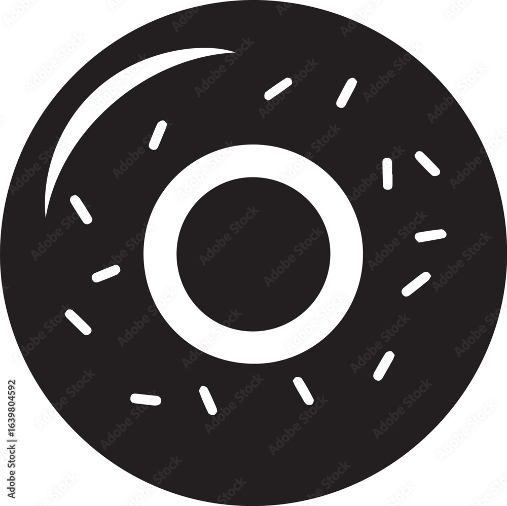 Silhouette Style Vector Minimal Donut Logo Design – Clean and Modern Graphic Template for Bakery Brands, Dessert Shops, Cafes, Food Delivery Services, and Professional Business Identity in Editable EP Silhouette Style Vector Minimal Donut Logo Design – Clean and Modern Graphic Template for Bakery Brands, Dessert Shops, Cafes, Food Delivery Services, and Professional Business Identity in Editable EP