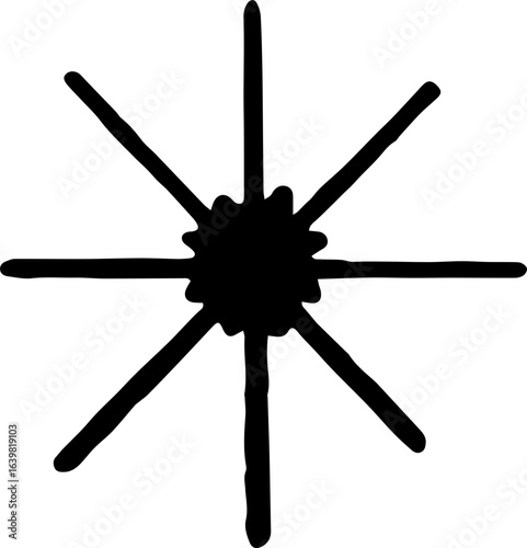 abstract design of American wild west desert with cowboys - hand drawn Black illustration. Ilustraciones del viejo oeste. PNG.JPG. VEKTOR