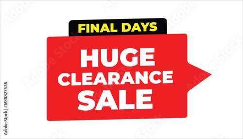 HUGE CLEARANCE SALE – FINAL DAYS