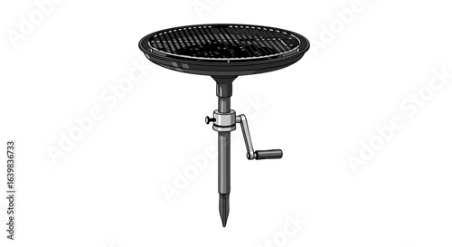 Stylish and Functional Kettle Grill with Adjustable Height and Durable Construction for Outdoor Cooking Enthusiasts