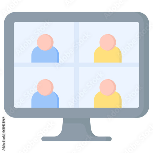 Online Meeting Icon