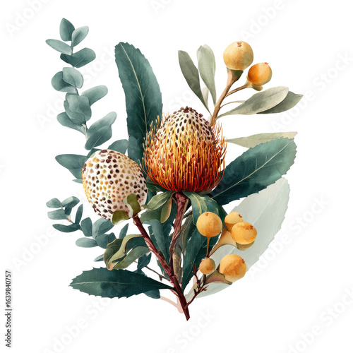 A vibrant bouquet of exotic Australian flora