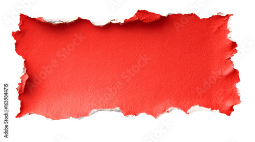 Wallpaper Mural Torn Paper Edge with Red Texture PNG Torontodigital.ca