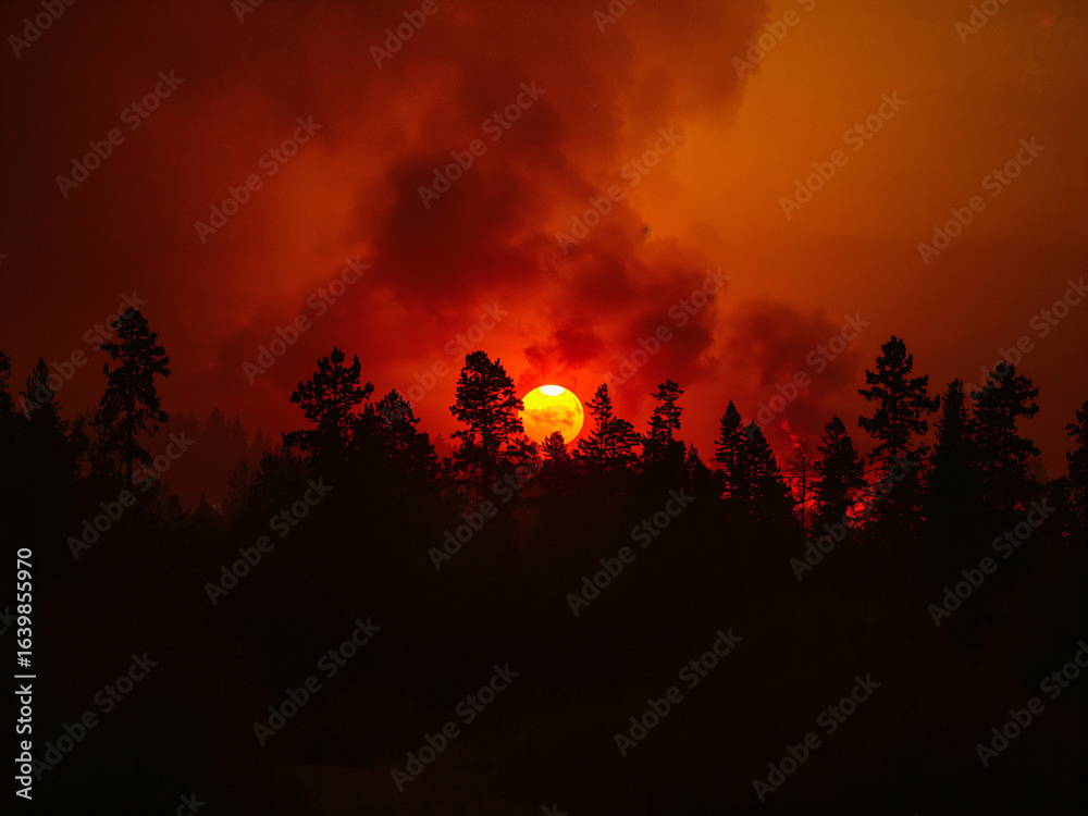 Fototapeta premium Apocalyptic Sunset