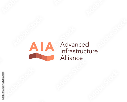 AIA - Advanced Infrastructure Alliance Modern Logo Design