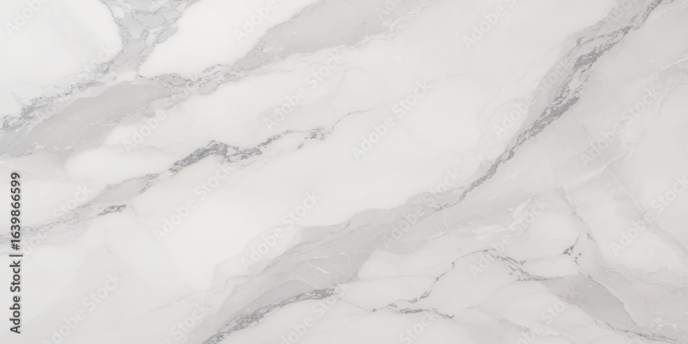 Obraz premium Luxury texture of light gray marble with flowing natural patterns and faint metallic highlights. 