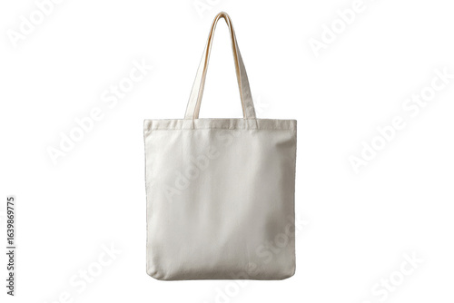 Plain off-white tote bag