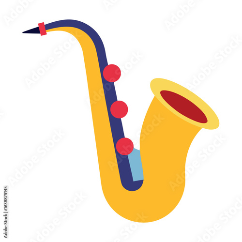 Alto Saxophone on White