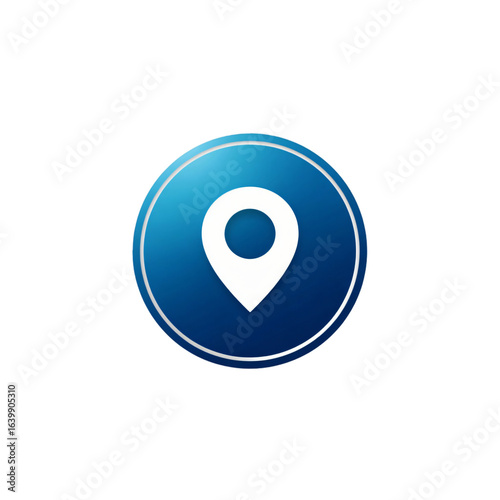 Free Download map location pin vector style isolated die cut - GFXLoad