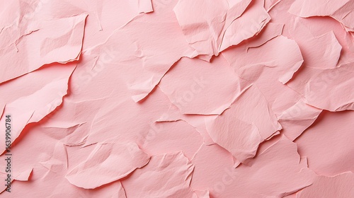 Wallpaper Mural A textured background of crumpled pink paper, creating a soft and artistic visual appeal. Torontodigital.ca