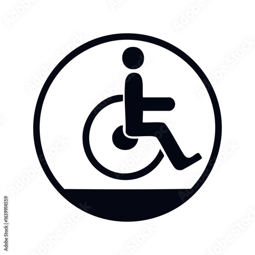 disabled icon vector