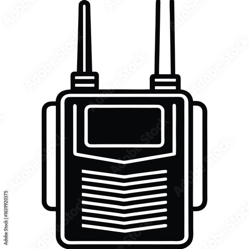 walkie talkie icon vector icon