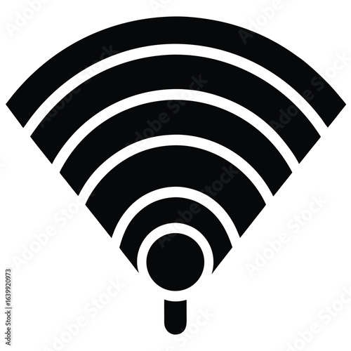 wi fi signal icon vector icon