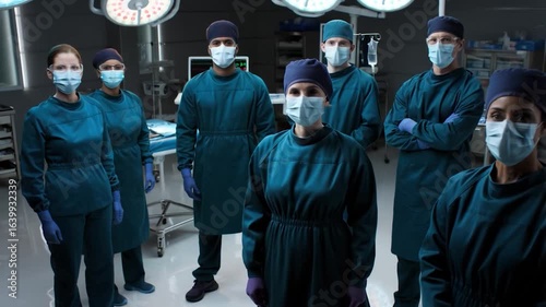 Surgical Team:  Dedicated Doctors and Nurses in Operating Room