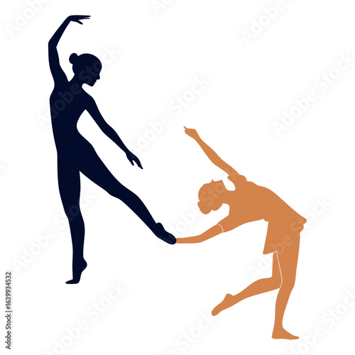 Artistic Dance Silhouettes