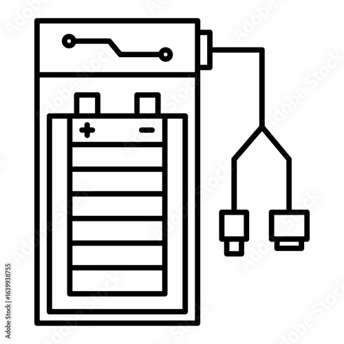 Power bank and port icon