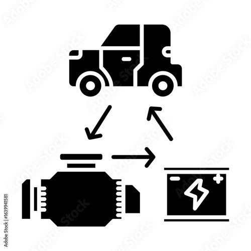 Battery charger icon