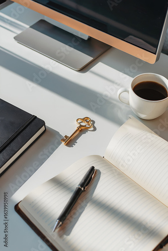 key on desk