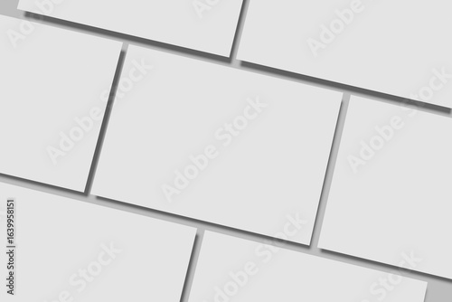 Obraz na płótnie a4 certificate blank mockup