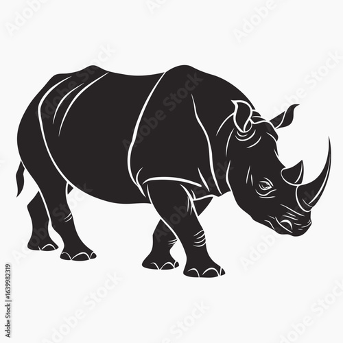 rhino vector illustration