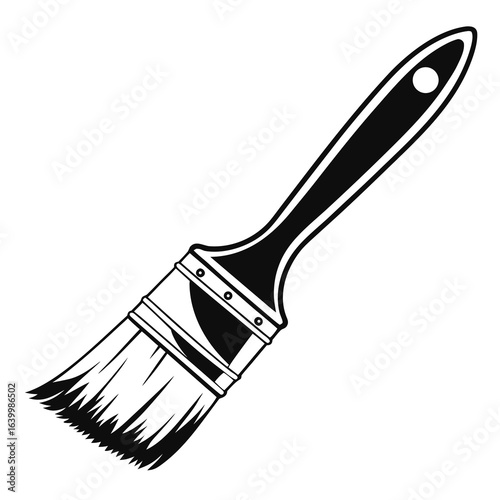 paint brush vector illustration