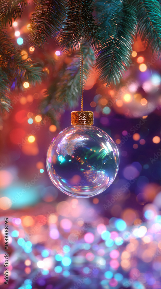 Fototapeta premium christmas tree decoration