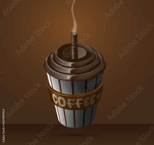 Copo de café 3d