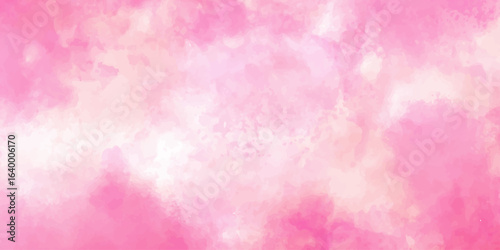 Abstract pink and purple watercolor paint texture on a vintage paper background