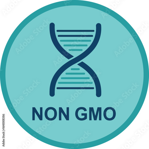 Non gmo dna helix icon
