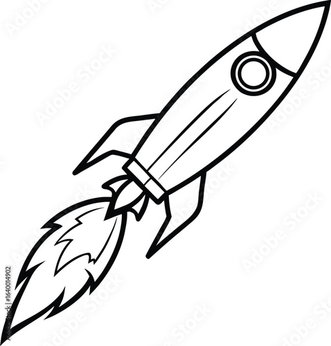 rocket vector illustration
