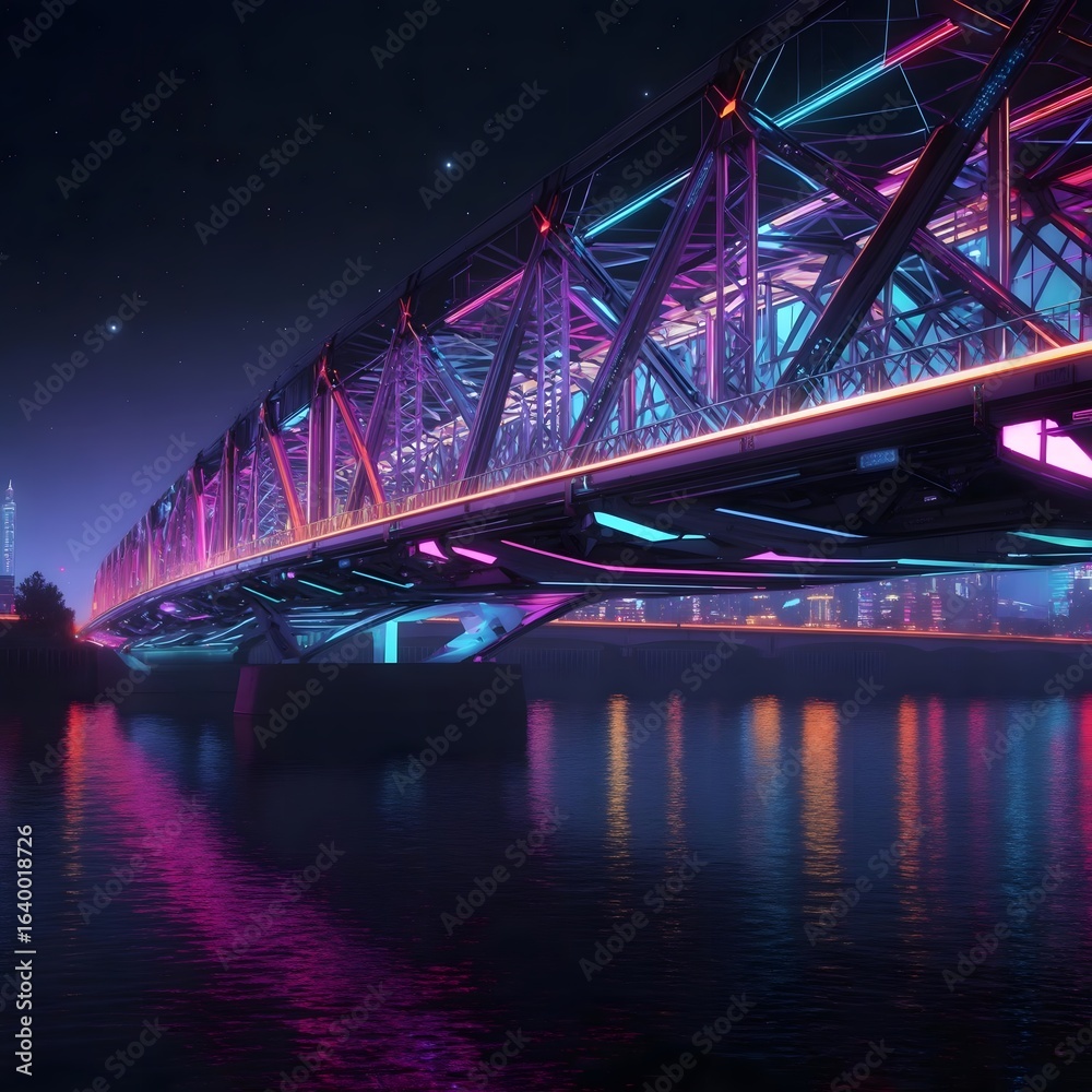 Obraz premium bridge over river