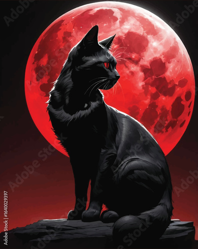 Cat Vector Halloween Design