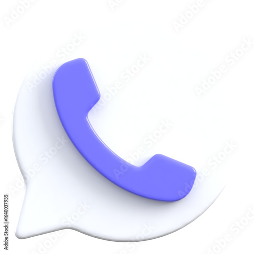 3D Fast Forward Call Icon, Speed Up Symbol