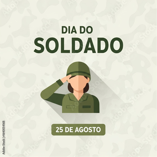 Day of the Soldier: A tribute to the soldier on a special day. this image evoke respect, admiration, and gratitude for the brave soldiers who serve their nation.