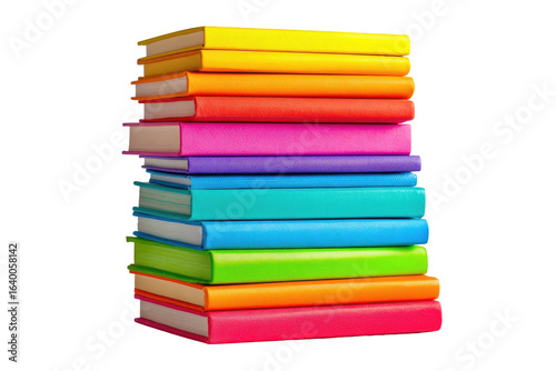 Wallpaper Mural Stack of colorful books Torontodigital.ca