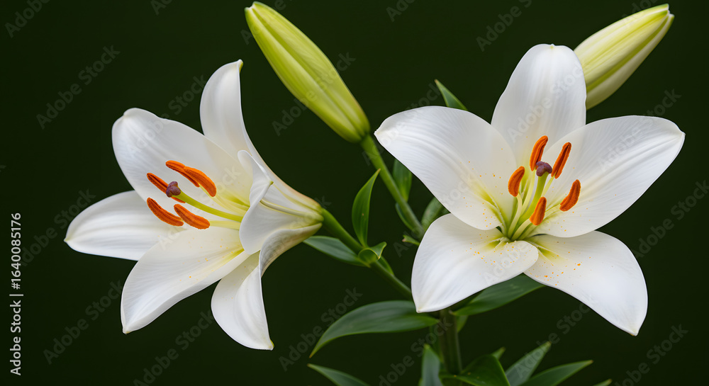 Fototapeta premium White crocuses blooming beautifully in the snow are a sign of spring