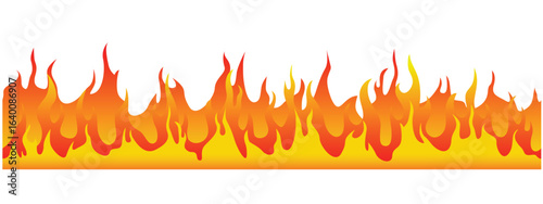 Cartoon campfire. Fire flames, bright fireball, heat wildfire and red hot bonfire campfire, red fiery flames isolated vector illustration set. Animated form and square, fireball and flame