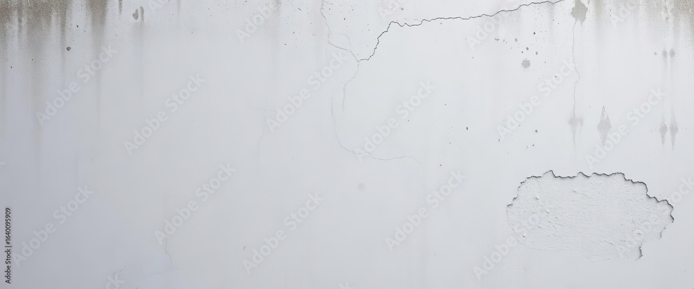 Fototapeta premium Aged white concrete wall texture, grunge background, grey, backdrop