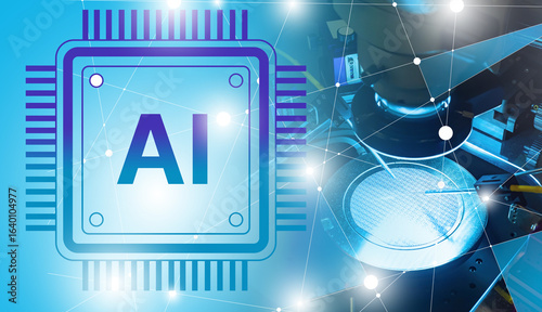 AI microchip and semiconduc...